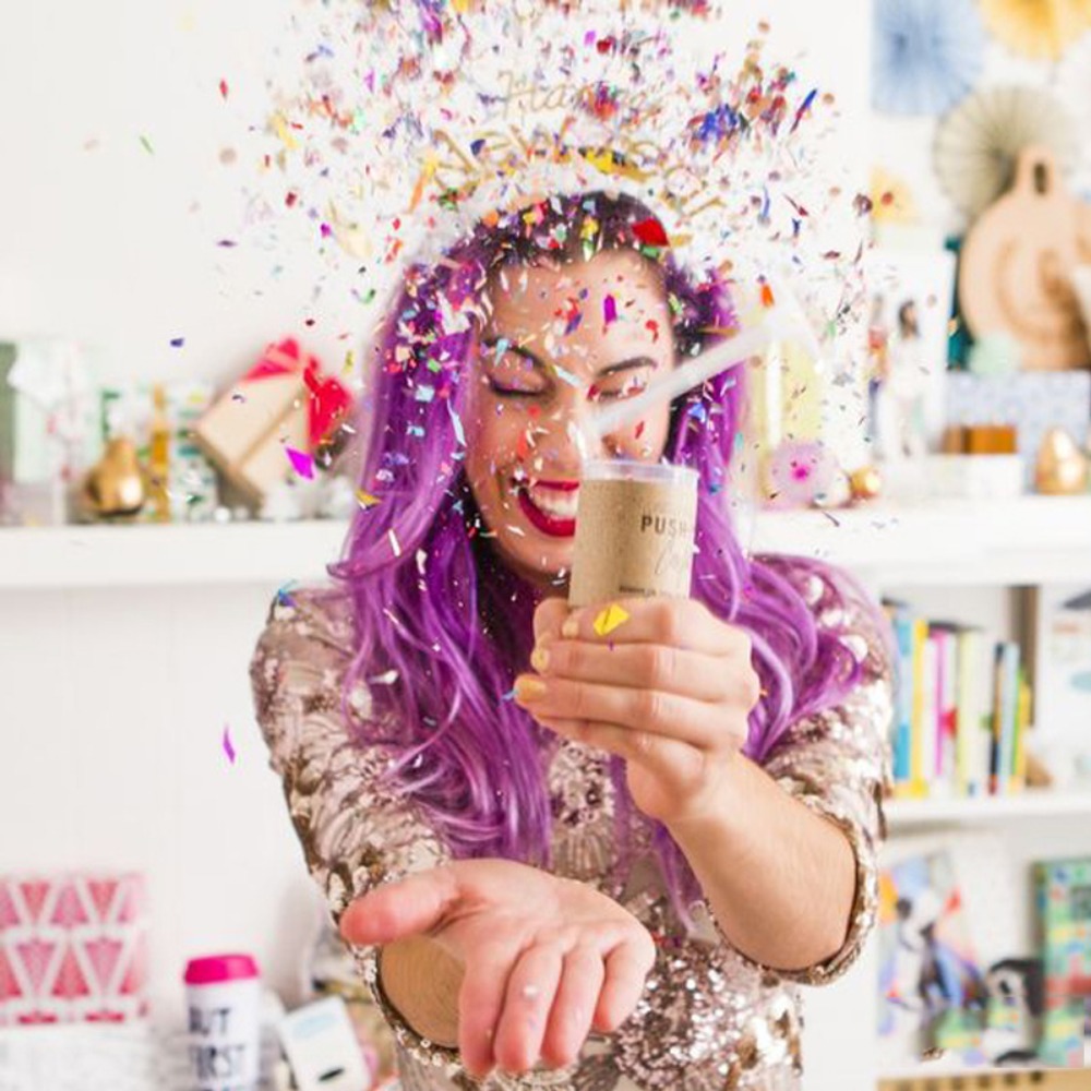 Confetti Cannon Tube - Красочные пастельные конфетти-пушки для свадебного торжества,
