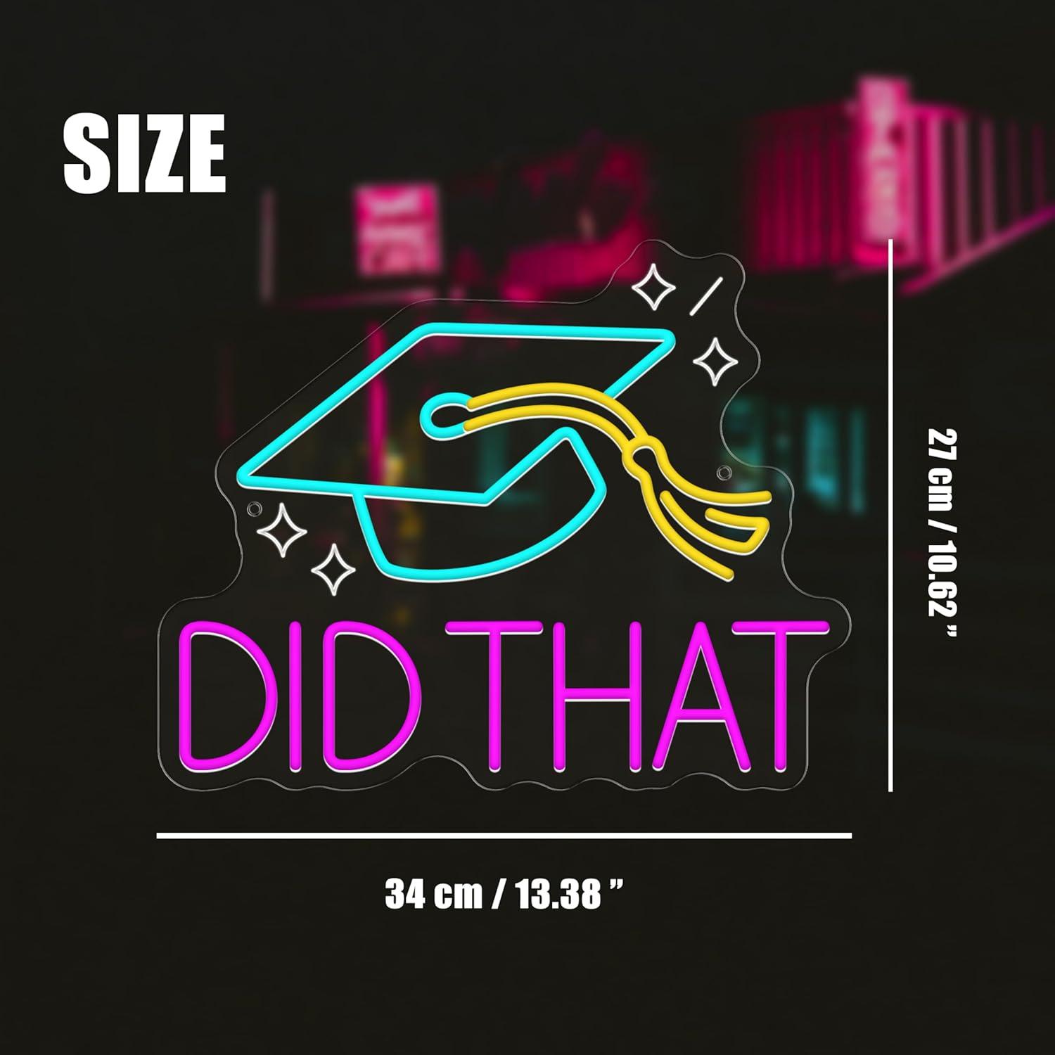 Неоновая вывеска «Выпускной» с – обзор и цена Neon Sign Party