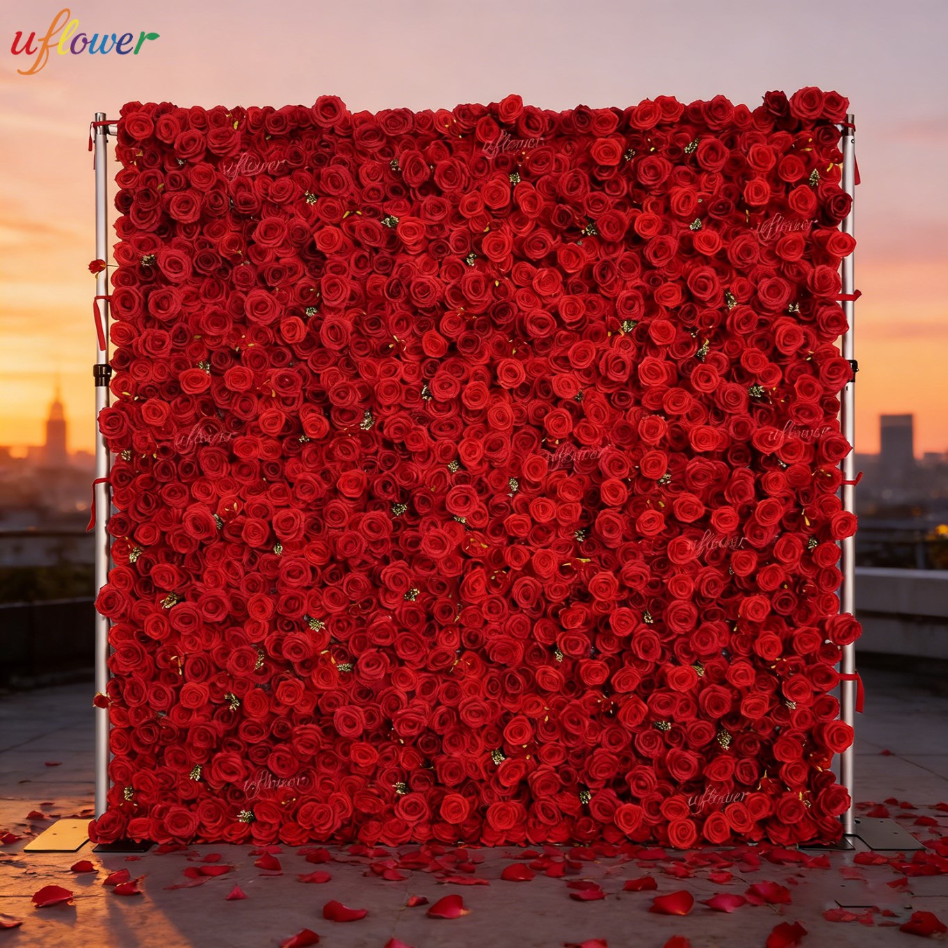 Искусственная цветочная стена  – обзор и цена Flower Wall Panel